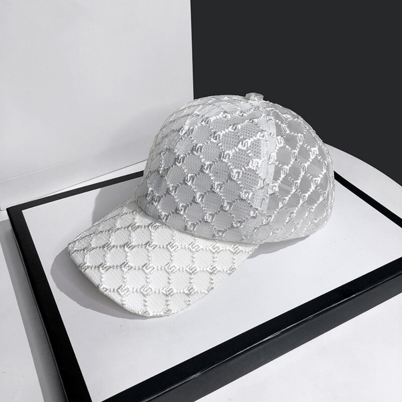 Αναπνεύσιμο καπέλο ηλίου 2024 Νέο καπέλο ηλίου με θόλο από βαμβακερό δίχτυ Καπέλο μπέιζμπολ
