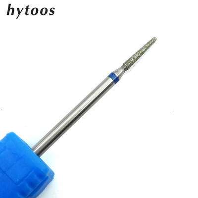 HYTOOS Spear Diamond Nail Drill Bit 3/32" Rotary Burr CuttersManicure Cutters Drill Accessory Nail Beauty Tool Mill-L01610D