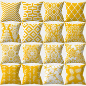 Navlaka za jastuk Nordic Jastuk Yellow Datura Decoration Sofa Thread Home