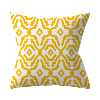 Navlaka za jastuk Nordic Jastuk Yellow Datura Decoration Sofa Thread Home
