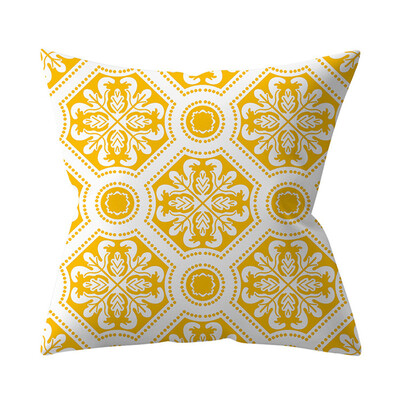 Navlaka za jastuk Nordic Jastuk Yellow Datura Decoration Sofa Thread Home