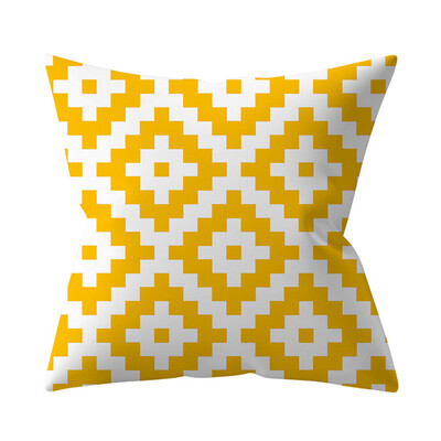 Navlaka za jastuk Nordic Jastuk Yellow Datura Decoration Sofa Thread Home
