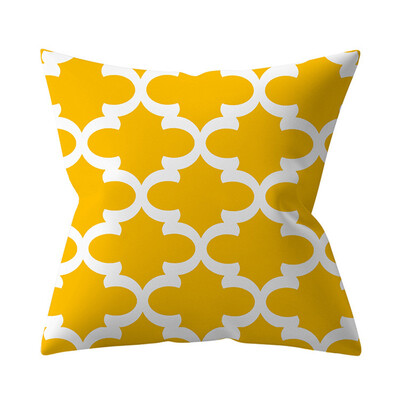 Navlaka za jastuk Nordic Jastuk Yellow Datura Decoration Sofa Thread Home