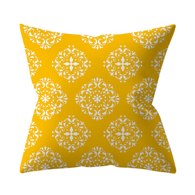 Navlaka za jastuk Nordic Jastuk Yellow Datura Decoration Sofa Thread Home