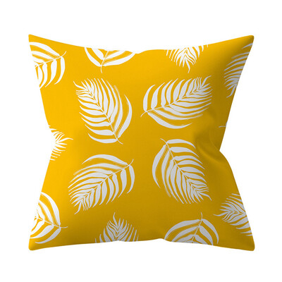 Navlaka za jastuk Nordic Jastuk Yellow Datura Decoration Sofa Thread Home