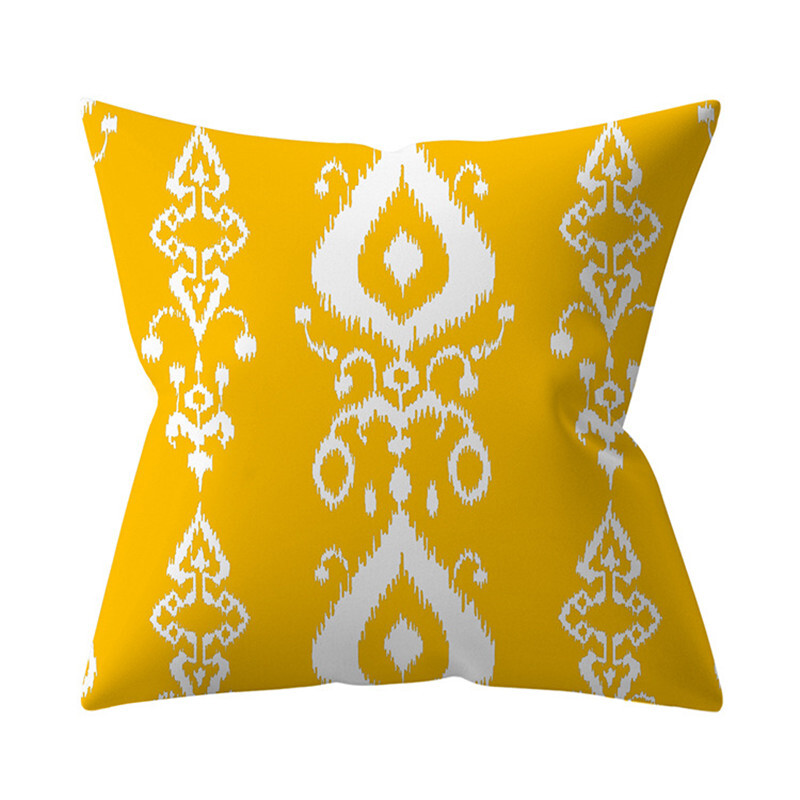 Navlaka za jastuk Nordic Jastuk Yellow Datura Decoration Sofa Thread Home