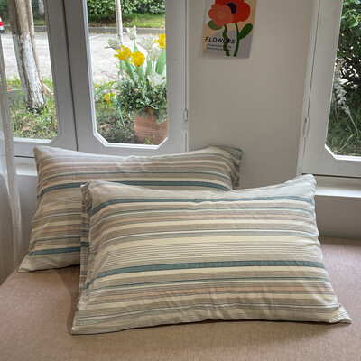 Pravokutna jastučnica 2 komada jastučnice s otisnutim jastučnicama 48x74 cm karirane jastučnice za kućni krevet Pillowsham 베개커버