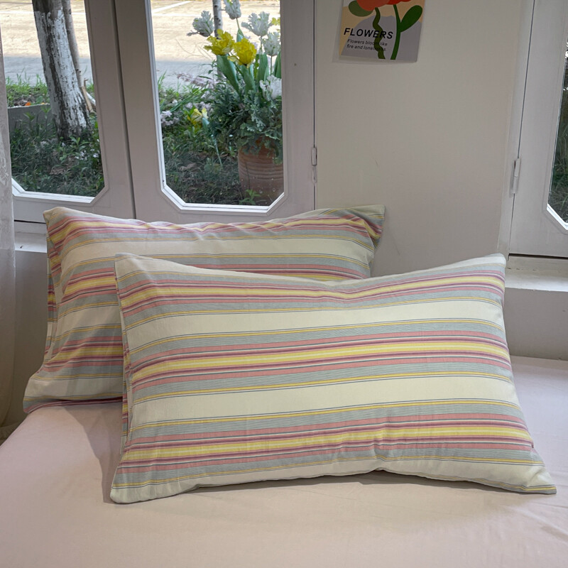 Pravokutna jastučnica 2 komada jastučnice s otisnutim jastučnicama 48x74 cm karirane jastučnice za kućni krevet Pillowsham 베개커버