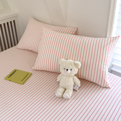 2 τμχ Μαξιλαροθήκη 100% βαμβακερό κάλυμμα μαξιλαριού σε στυλ ριγέ Μαξιλαροθήκη 48x74cm Μαξιλαροθήκη Home Κρεβάτι Μαλακό Μαξιλαροθήκη fundas de almohada