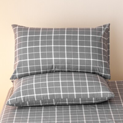 Jastučnica kariranog stila 100% pamuk Jastučnica 48x74cm Jastučnice funda almohada 2kom Pravokutna jastučnica Mekana jastučnica