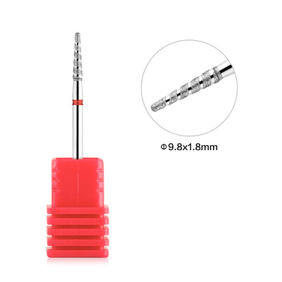 BNG Burghie diamantate pentru unghii Freze pentru manichiură Freză rusească pentru cuticule Pedichiură Manichiură Burghiu Accesorii pentru unghii