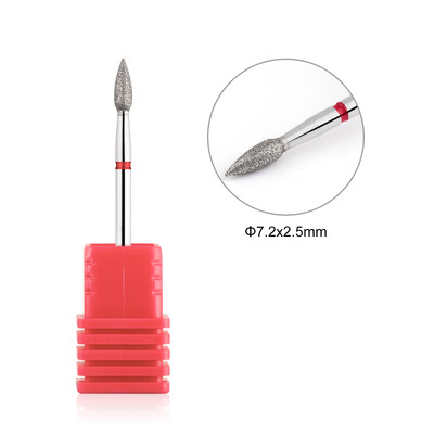 BNG Burghie diamantate pentru unghii Freze pentru manichiură Freză rusească pentru cuticule Pedichiură Manichiură Burghiu Accesorii pentru unghii