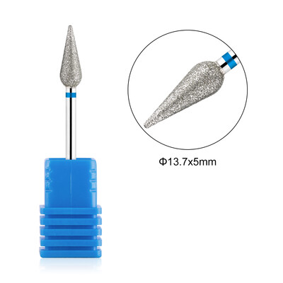 BNG Burghie diamantate pentru unghii Freze pentru manichiură Freză rusească pentru cuticule Pedichiură Manichiură Burghiu Accesorii pentru unghii