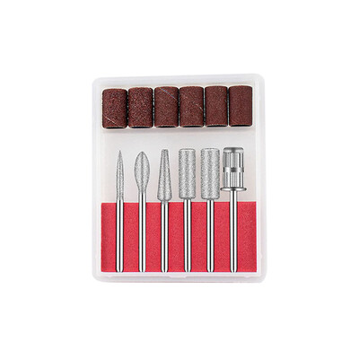 12 bucăți/set burghie pentru unghii set bucăți profesionale produse pentru manichiură pile accesorii și unelte pentru unghii freze pentru pedichiură