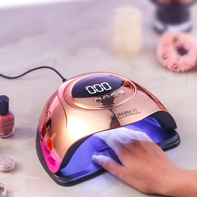 Λάμπα νυχιών UV LED 280W για επαγγελματικά νύχια Gel Polish ταχείας ωρίμανσης Ηλεκτροεπικαλυμμένα φωτιστικά στεγνώματος 66 LED 4 Ρύθμιση χρονοδιακόπτη