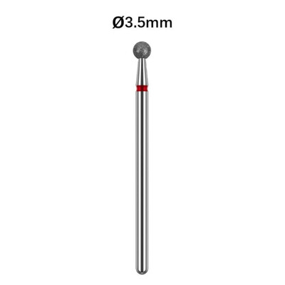 Τρυπάνια νυχιών καθαρισμού επιδερμίδας 3/32" Επαγγελματικές μύτες ηλεκτρονικής κεφαλής με διαμαντένια μπάλα για ακρυλικά εργαλεία νυχιών μανικιούρ πεντικιούρ