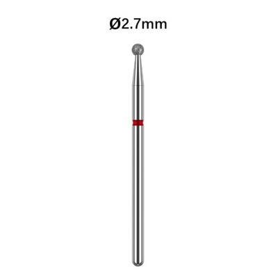 Τρυπάνια νυχιών καθαρισμού επιδερμίδας 3/32" Επαγγελματικές μύτες ηλεκτρονικής κεφαλής με διαμαντένια μπάλα για ακρυλικά εργαλεία νυχιών μανικιούρ πεντικιούρ