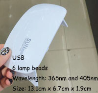 1 τεμ. Επαγγελματική MINI Φορητή λάμπα στεγνωτηρίου νυχιών USB Quick Dry, 3-χρωμη μπαταρία μακράς διαρκείας UV LED DIY Φωτιστικό μανικιούρ στυλ στυλό