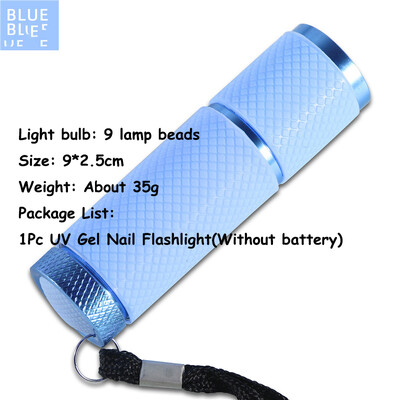 1 τεμ. Επαγγελματική MINI Φορητή λάμπα στεγνωτηρίου νυχιών USB Quick Dry, 3-χρωμη μπαταρία μακράς διαρκείας UV LED DIY Φωτιστικό μανικιούρ στυλ στυλό