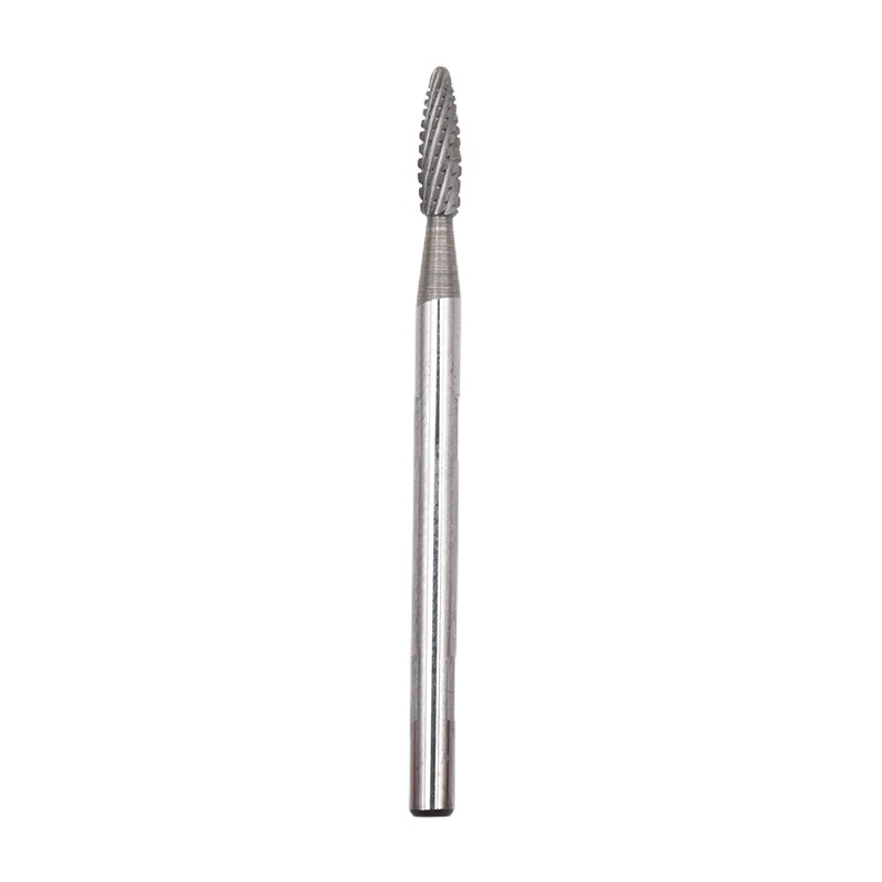 Μ Carbide Nail Drill Bits 3/32" Cuticle Clean Burr Nail Bit Περιστροφικοί κόφτες μανικιούρ Ηλεκτρικά τρυπάνια καρφιά αξεσουάρv