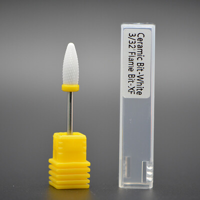 MAOHANG Burghie din ceramică pentru unghii din carbură de freza pentru burghiu electric accesoriu pentru mașină de manichiură îndepărtarea cuticulei de lac de gel