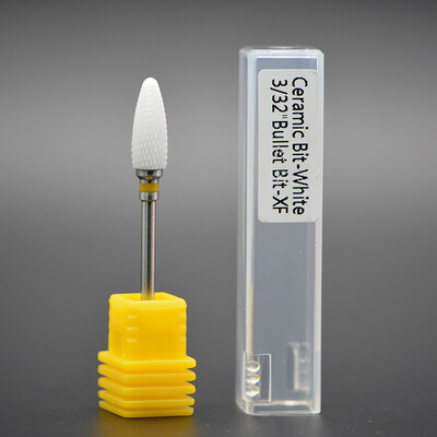 MAOHANG Burghie din ceramică pentru unghii din carbură de freza pentru burghiu electric accesoriu pentru mașină de manichiură îndepărtarea cuticulei de lac de gel