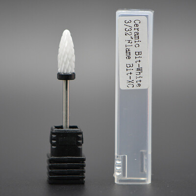 MAOHANG Burghie din ceramică pentru unghii din carbură de freza pentru burghiu electric accesoriu pentru mașină de manichiură îndepărtarea cuticulei de lac de gel