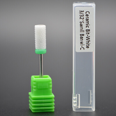 MAOHANG Burghie din ceramică pentru unghii din carbură de freza pentru burghiu electric accesoriu pentru mașină de manichiură îndepărtarea cuticulei de lac de gel