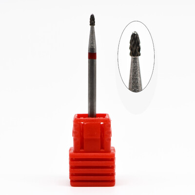 MAOHANG Burghie din ceramică pentru unghii din carbură de freza pentru burghiu electric accesoriu pentru mașină de manichiură îndepărtarea cuticulei de lac de gel