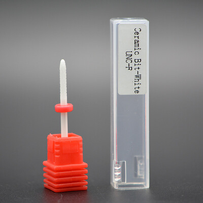 MAOHANG Burghie din ceramică pentru unghii din carbură de freza pentru burghiu electric accesoriu pentru mașină de manichiură îndepărtarea cuticulei de lac de gel