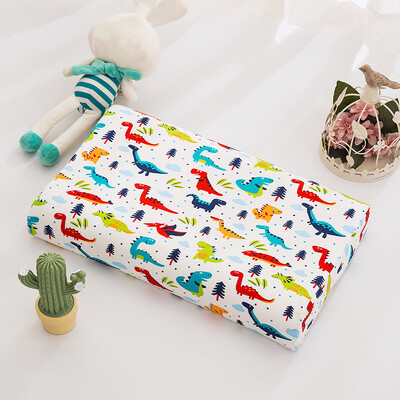 Γελοιογραφία Βαμβακερή Βρεφική Μαξιλαροθήκη Αναπνεύσιμη Παιδική Μαξιλαροθήκη Άνετη Παιδική Λάτεξ Προστατευτικό Κάλυμμα Φερμουάρ 27*44cm/30*50cm