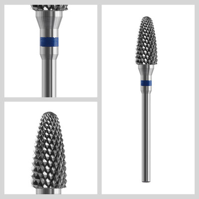 Karbido volframo nagų grąžtas frezavimo pjaustytuvas manikiūro grąžtai mašinai odelių valymui nagų dailės įrangos priedai įrankis