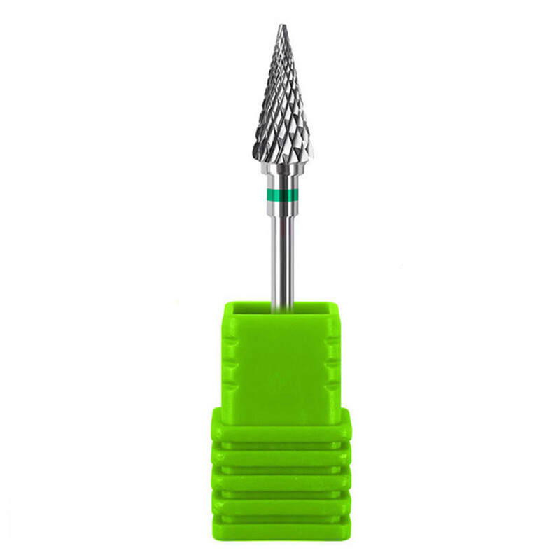 Karbido volframo nagų grąžtas frezavimo pjaustytuvas manikiūro grąžtai mašinai odelių valymui nagų dailės įrangos priedai įrankis
