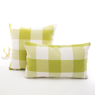 Modern kockás lenvászon párnahuzat 30*50/40*40/45*45/50*50/55*55/60*60 cm skandináv dekoratív párnahuzatok kanapé kanapé párnák