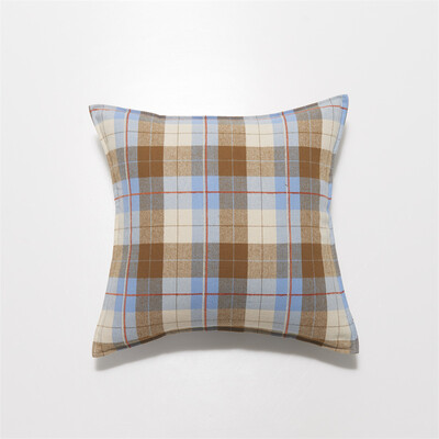 Karirani ukrasni jastuci 45x45 cm Flokirana jastučnica za krevet Sofa Dnevni boravak Udobna jastučnica Moderne jastučnice za uređenje doma