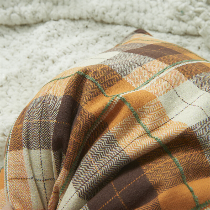 Karirani ukrasni jastuci 45x45 cm Flokirana jastučnica za krevet Sofa Dnevni boravak Udobna jastučnica Moderne jastučnice za uređenje doma
