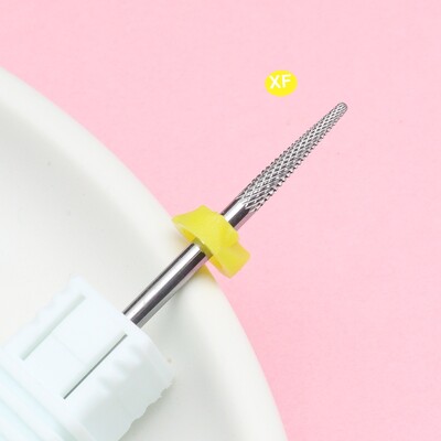 1 τμχ Επαγγελματικό τρυπάνι νυχιών από ατσάλι καρβιδίου βολφραμίου 3/32'' - Ασφαλές και αποτελεσματικό για μανικιούρ, πεντικιούρ, περιποίηση επιδερμίδας & τζελ