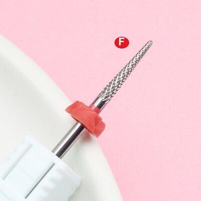 1 τμχ Επαγγελματικό τρυπάνι νυχιών από ατσάλι καρβιδίου βολφραμίου 3/32'' - Ασφαλές και αποτελεσματικό για μανικιούρ, πεντικιούρ, περιποίηση επιδερμίδας & τζελ