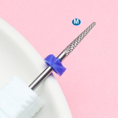 1 τμχ Επαγγελματικό τρυπάνι νυχιών από ατσάλι καρβιδίου βολφραμίου 3/32'' - Ασφαλές και αποτελεσματικό για μανικιούρ, πεντικιούρ, περιποίηση επιδερμίδας & τζελ