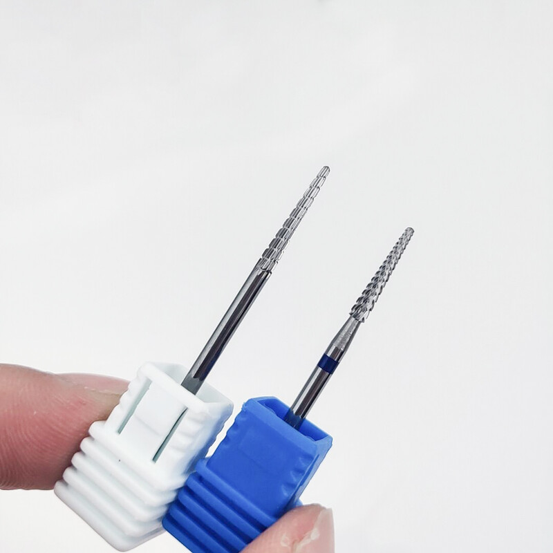 Τρυπάνι νυχιών προεπεξεργασίας καρβιδίου βολφραμίου 3/32" Περιστροφικό τρυπάνι για μανικιούρ Αξεσουάρ τρυπάνι Nail Art Tool Gel αφαίρεσης