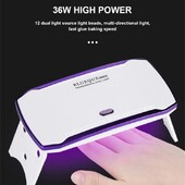 Φωτιστικό νυχιών 36w Mini Nail Art Dryer Λάμπα UV LED Φορητή διεπαφή USB Πολύ βολικό για οικογενειακά εργαλεία Nail Art