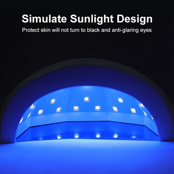 SUNone 48W Professional Nail Lampe LED Μανικιούρ UV Lamp Στεγνωτήρας νυχιών για UV Gel LED μηχανή νυχιών Αισθητήρας υπερύθρων