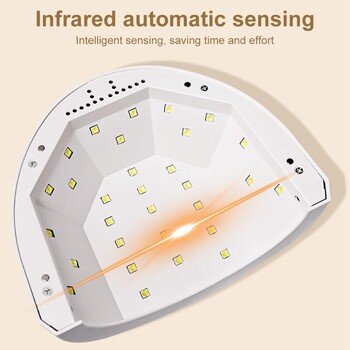 SUNone 48W Professional Nail Lampe LED Μανικιούρ UV Lamp Στεγνωτήρας νυχιών για UV Gel LED μηχανή νυχιών Αισθητήρας υπερύθρων