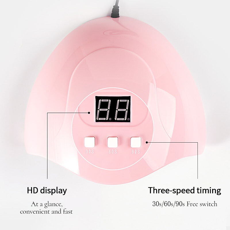 LULAA professzionális zselés körömlámpa 3 előre beállított időzítővel, automatikus szenzoros zselés lakk körömszárító lámpák otthoni és szalon manikűrhöz