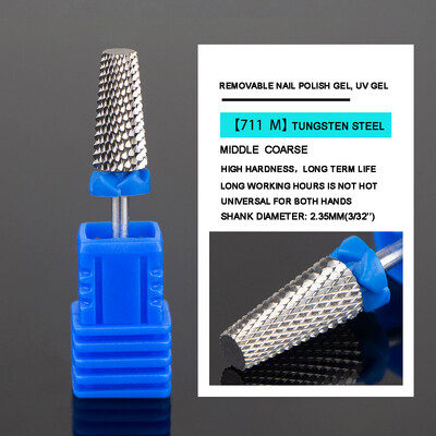 5 az 1-ben Volfrámacél keresztfogú körömfúró manikűrreszelő körömvágó akril vagy kemény gél körömlakk eltávolítása fúrófej