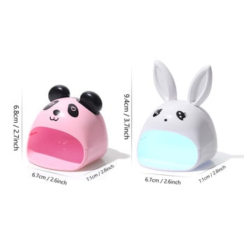 LINAMNDA Animal Nail Lamp Single Finger Phototherapy Machine Nail dryer Nails Art Nails Art UV Gel Polish Drying USB Lamp