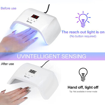 Μηχανή φωτοθεραπείας νυχιών LINMANDA Charm Gel Polish Nail Dryer Uv Led Lamp Επαγγελματικό εργαλείο μανικιούρ Εξοπλισμός σαλονιού Μανικιούρ