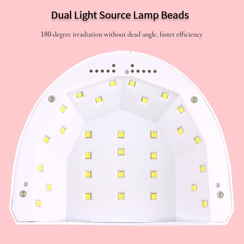 48W 30 UV šviesa geliniams nagams lempa UV Led profesionali gelinio lako lempa Led nagų džiovintuvo lempa nagų džiovinimo lempa manikiūro priemonė