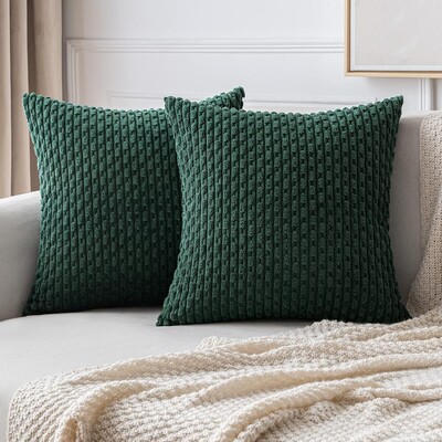 Κάλυμμα μαξιλαριού ριγέ ριγέ 18x18 ιντσών Κάλυμμα μαξιλαριού κοτλέ Boho από καναπέ Σαλόνι Μοντέρνα Home Μαξιλαροθήκη Home Decro