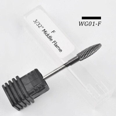 Τύπος Μαύρο Titanium Tungsten Carbide Nail Drill Bits Συσκευή για Αξεσουάρ τρυπανιού μανικιούρ Mills Cutter Remover Gel Tools